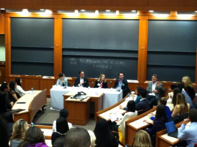 Reimagining the In-Store Experience: One of the panels at the HBS Retail and Luxury Goods Conference